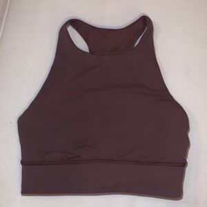 LULULEMON IGNITE SPORTS BRA - SIZE 4 - CHERRY COLA